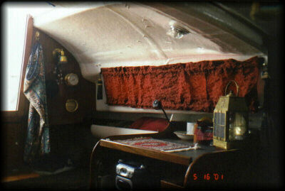 Archangel Cabin Interior - Port looking aft