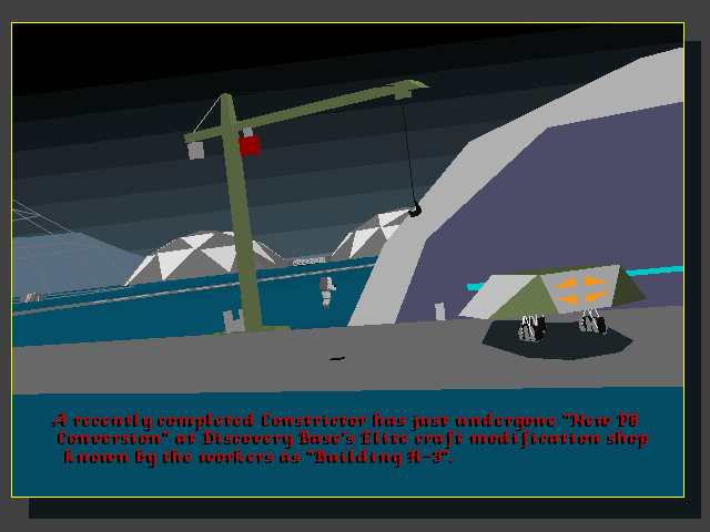 Elite craft modification facility, known as Bldg. H-3