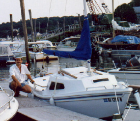 West Wight Potter 15, in East Greenwich, RI 1993