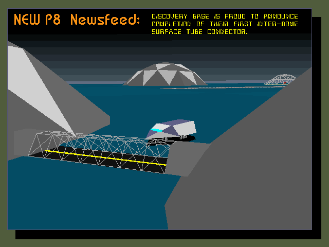 Dome Connection Tubes Erected